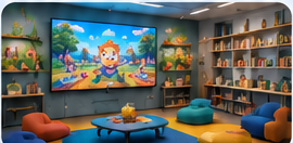 DaiDaiGoals game room and lounge area.